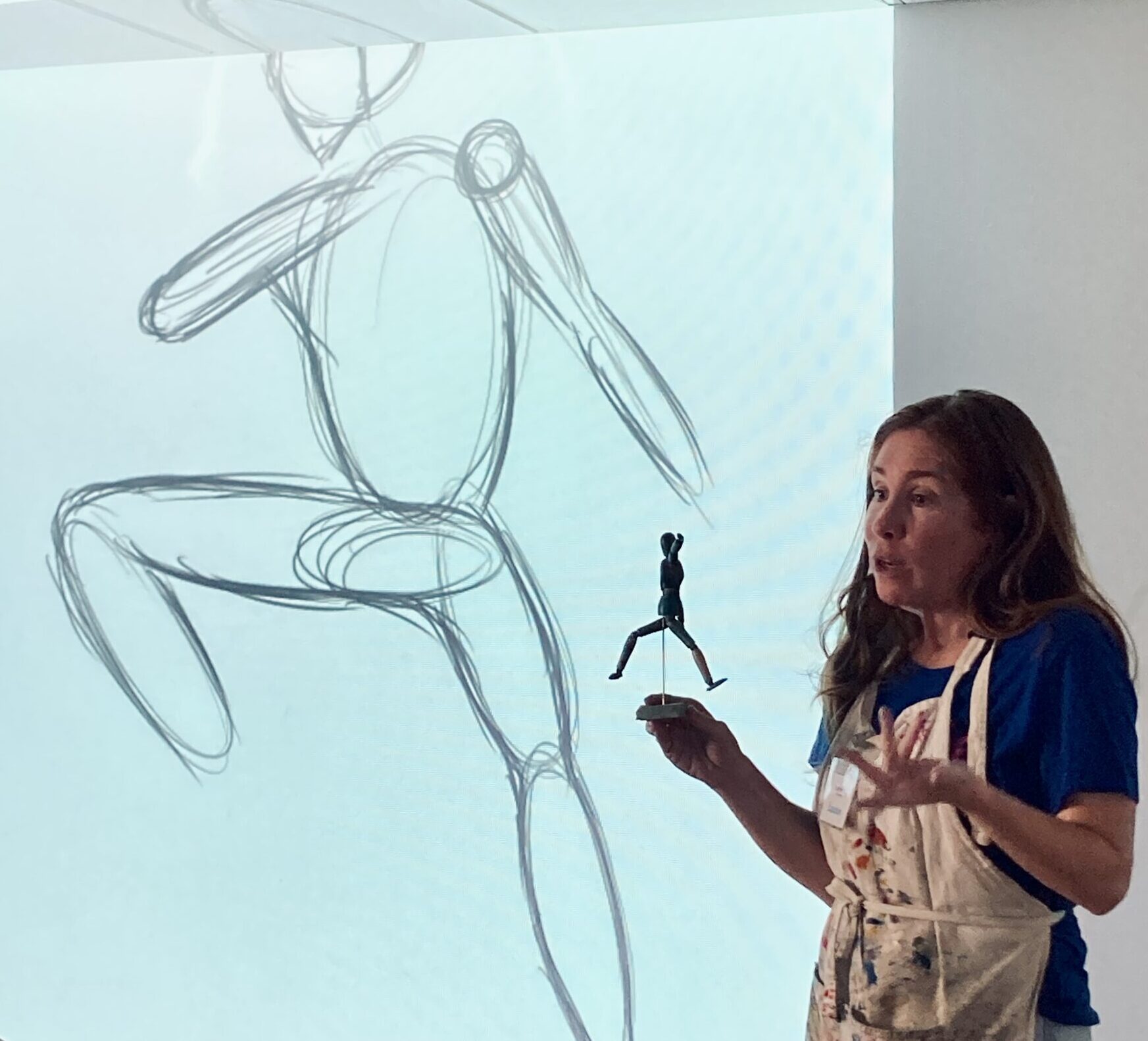 Lauren discusses gesturing a figure