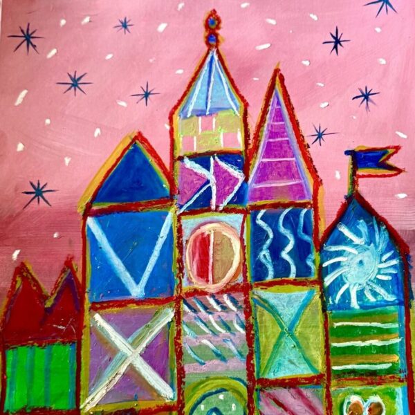 Fairytale Magic WKS_Mary Blair Inspired Castle Art
